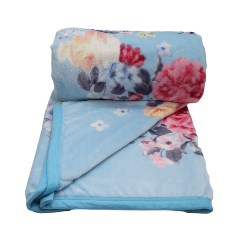 FLEECE BLANKET IR C21-22 Blue - MamasJan s