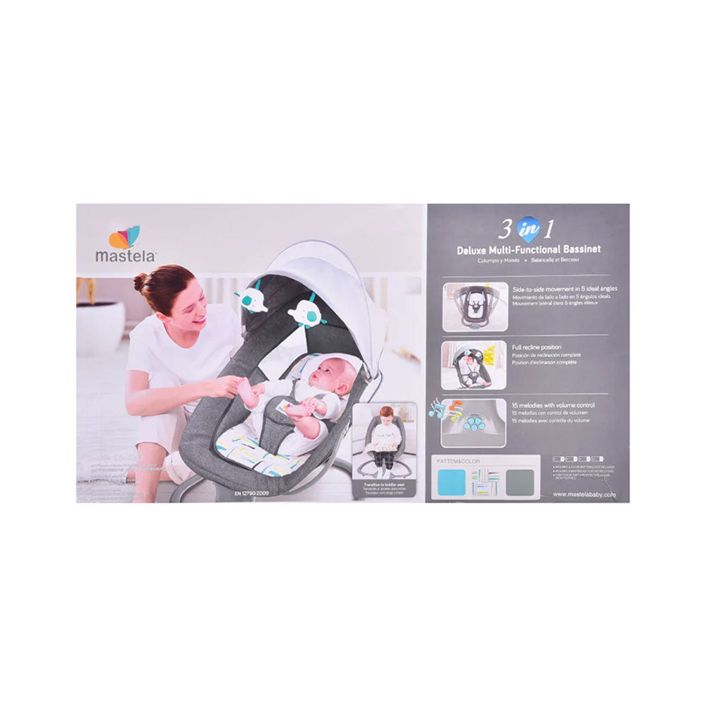 MASTELA AUTO SWING DELUX 3IN1 8105 IR Default Title - MamasJan Toys