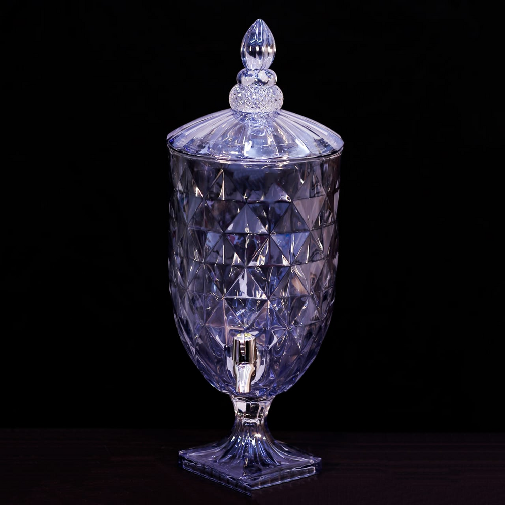 WATER COOLER GLASS AMBER+BLUE J310531DL Default Title - MamasJan Crockery