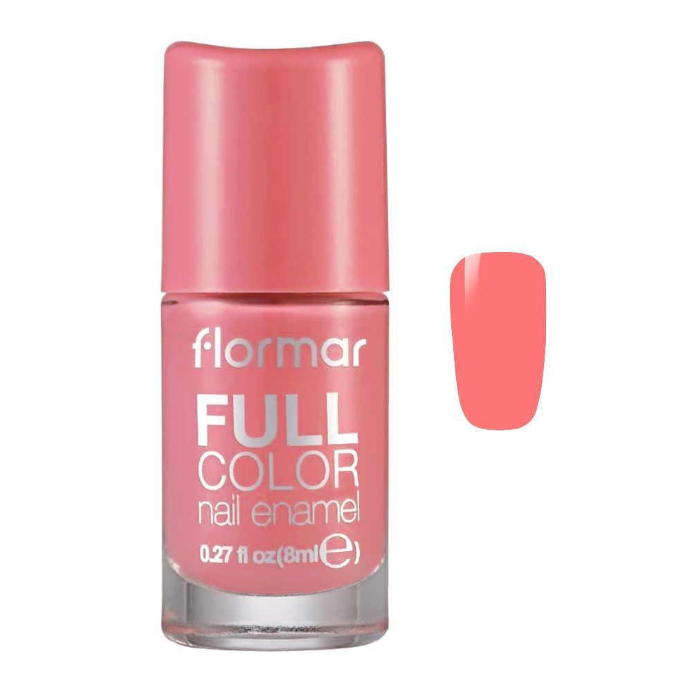 FLORMAR FC63 NAIL ENAMEL COMFY CORAL Default Title - MamasJan Makeup