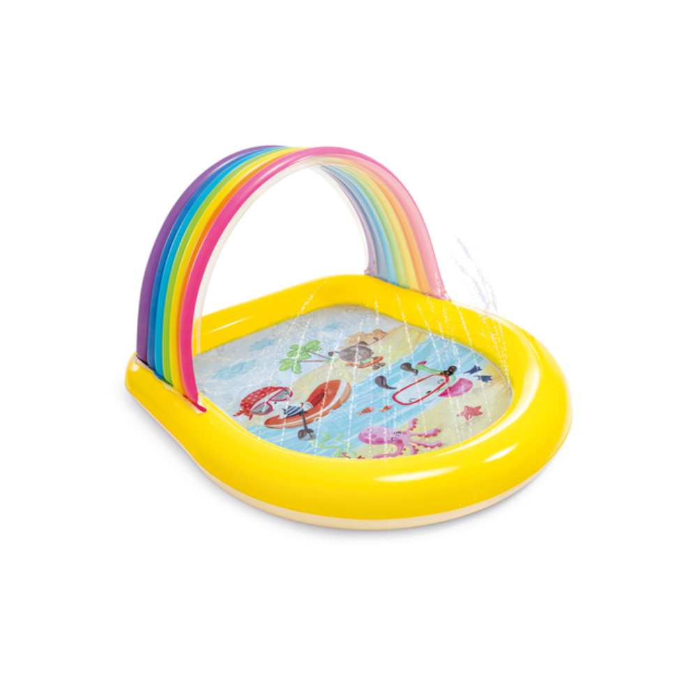 57156 Intex Rainbow Arch Spray Pool 58*51*34 Inch Default Title - MamasJan Toys
