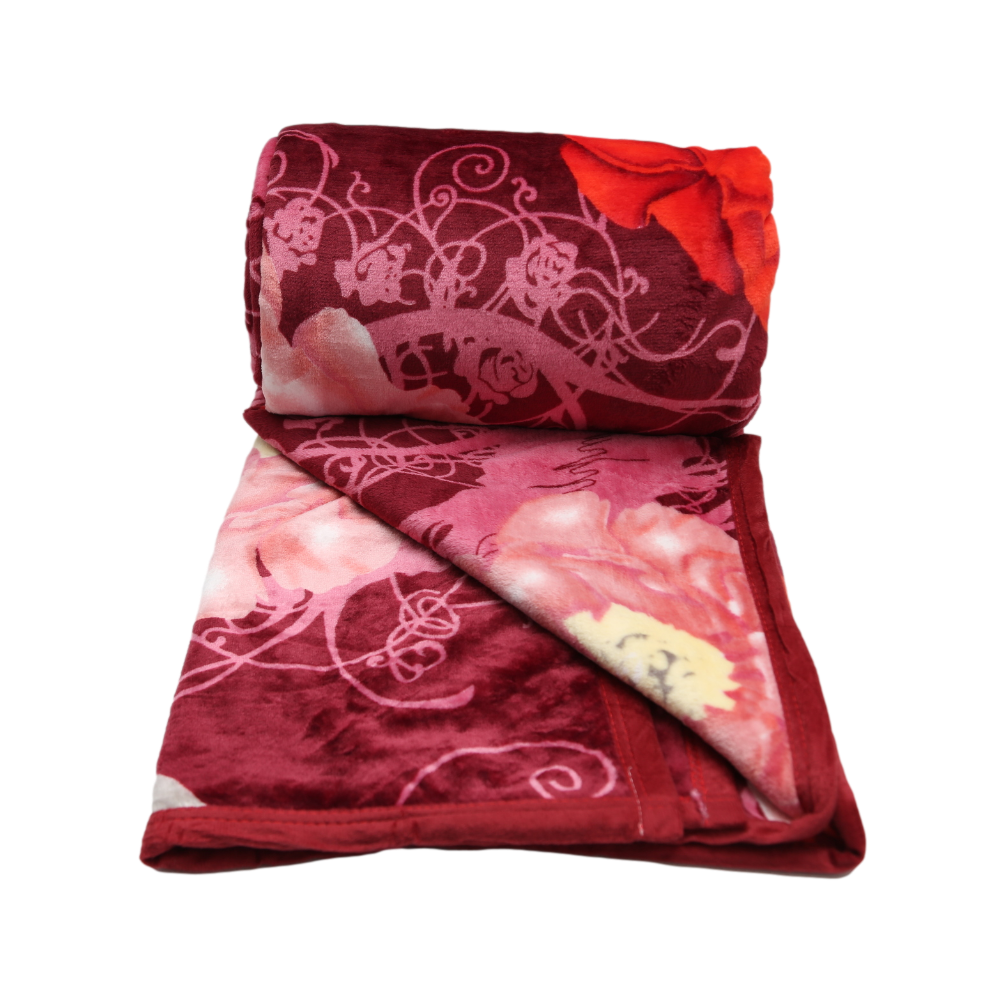 FLEECE BLANKET IR C1-8 Reddish - MamasJan s