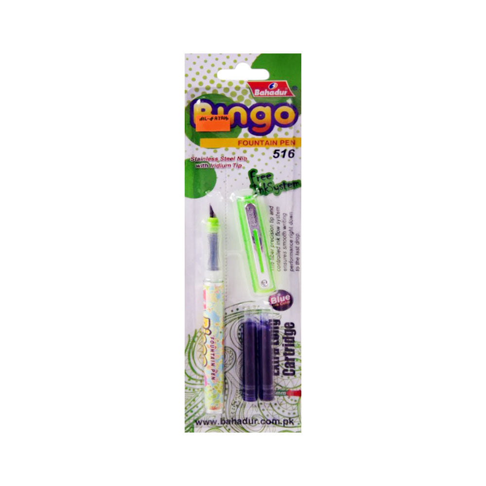BAHADUR FOUNTAIN PEN BINGO 516 Default Title - MamasJan Toys