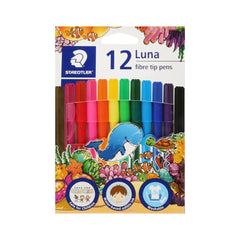 327LWP12 STAEDTLER LUNA 12 MARKER COLOUR PACK Default Title - MamasJan Toys