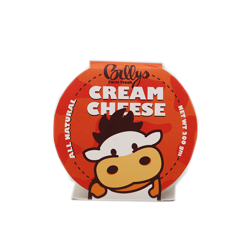 BILLYS CREAM CHEESE 200 GM Default Title - MamasJan Grocery