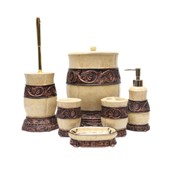 Bathroom Set 6Pc Ir Sms-683 Default Title - MamasJan Decoration