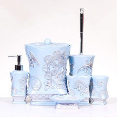 Bathroom Set 6Pc Ir Sms-677 Default Title - MamasJan Decoration