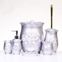 Bathroom Set 6Pc Ir Sms-804 Default Title - MamasJan Decoration