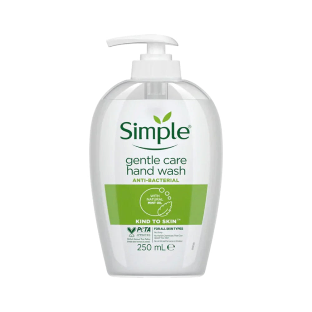 SIMPLE HANDWASH GENTLE CARE WITH NATURAL MINT OIL 250 ML Default Title - MamasJan Grocery Nonfood