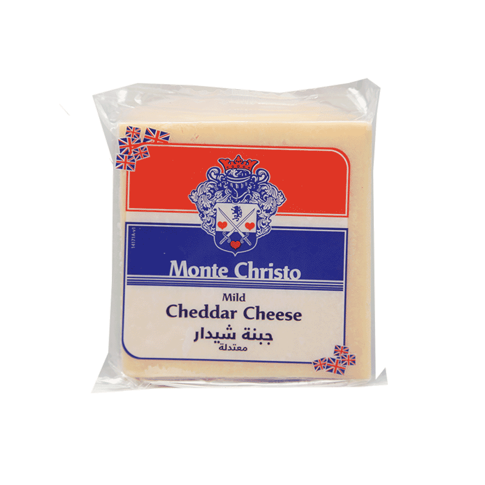 MONTE CHRISTO CHEDDAR CHEESE WHITE 200 GM Default Title - MamasJan Grocery