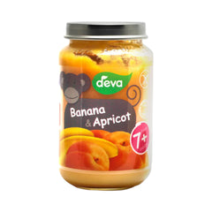 DEVA BABY FOOD BANANA & APRICOT 7+MONTHS 200 GM Default Title - MamasJan Grocery