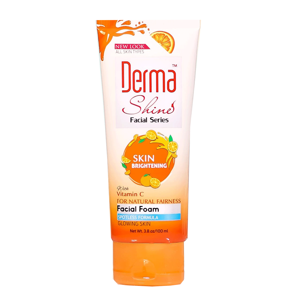 DERMA SHINE SKIN BRIGHTENING FACIAL FOAM 100 ML Default Title - MamasJan skincare