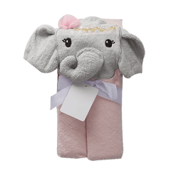 BABY BATH TOWEL WITH HOOD 00349 MW-20 Default Title - MamasJan KidsWear