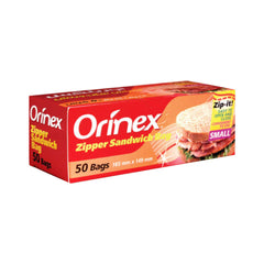 ORINEX SANDWICH ZIPPER BAG 165 X 149MM 50BAGS Default Title - MamasJan Grocery Nonfood