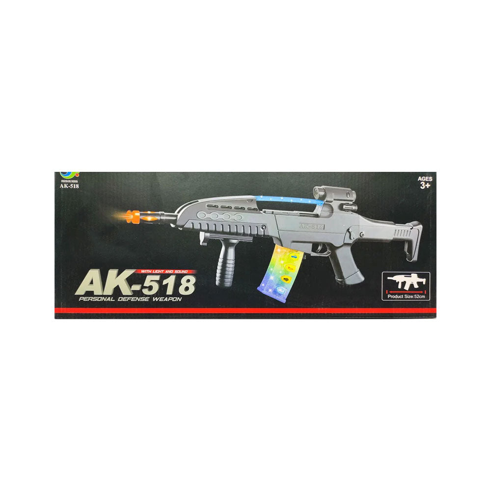 AK-518 LIGHT AND SOUND WEAPON Default Title - MamasJan Toys