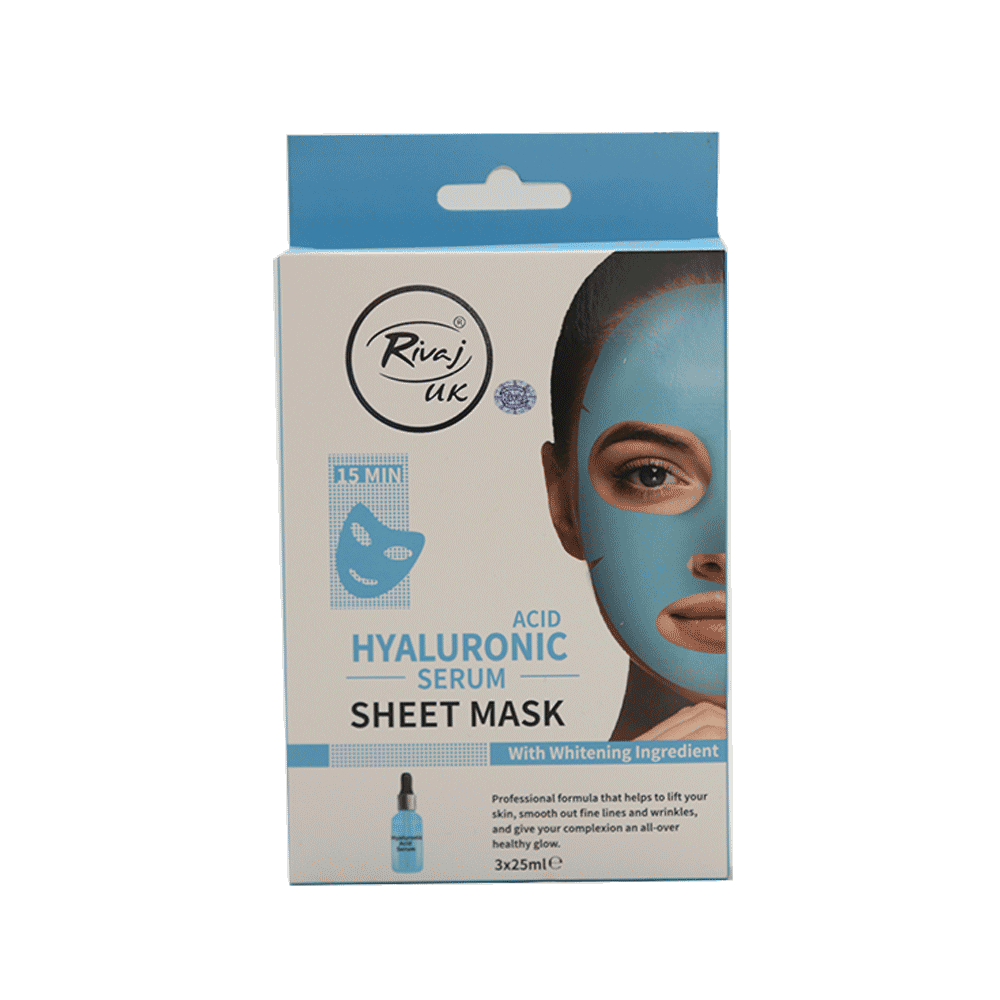 RIVAJ FACIAL SHEET MASK 25ML SILVER - MamasJan skincare