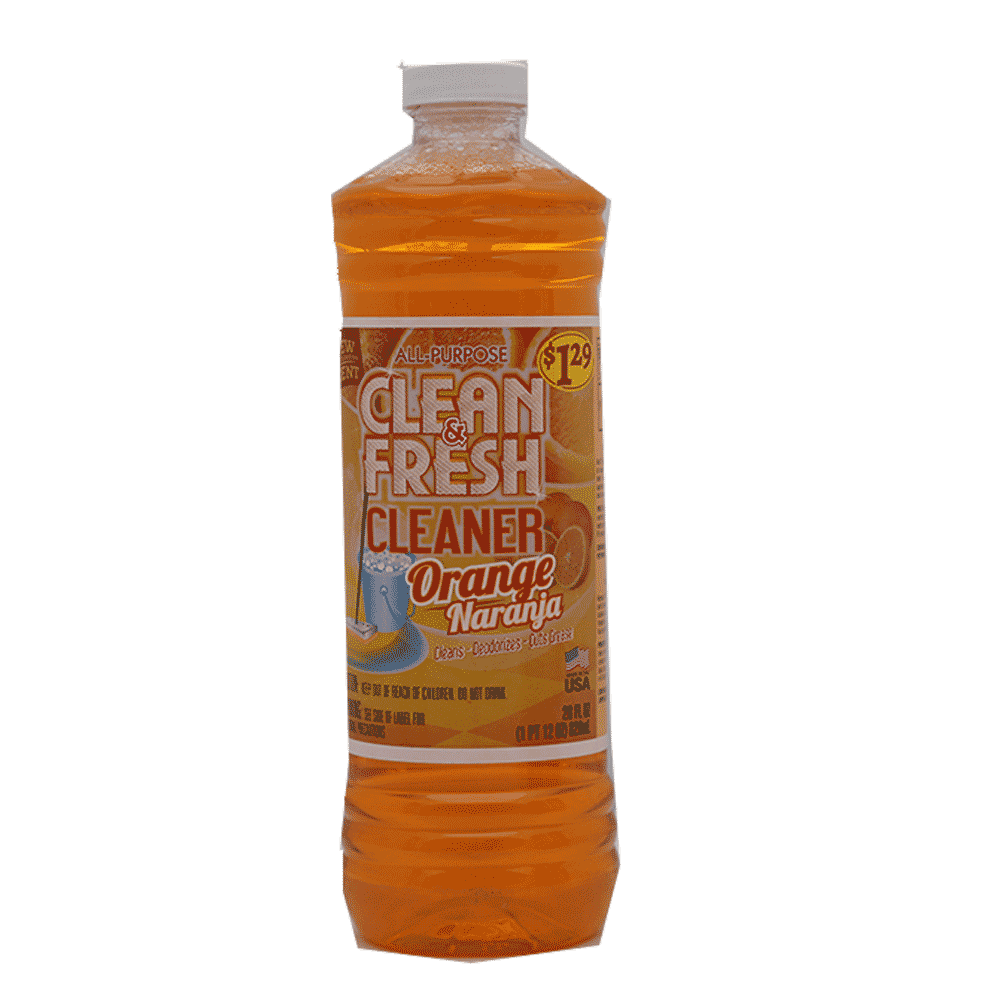 CLEAN & FRESH CLEANER ORANGE NARANJA 828 ML Default Title - MamasJan Grocery Nonfood