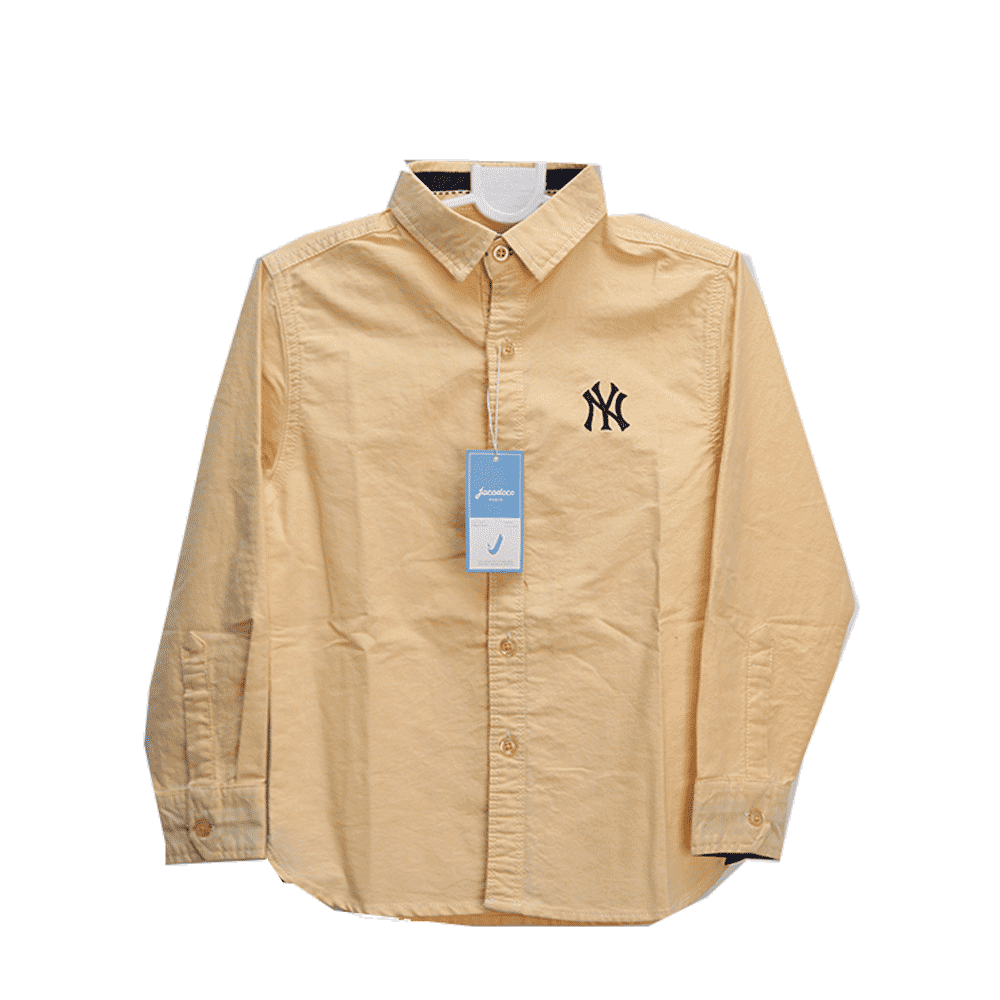 BOYS L/S CASUAL SHIRT Y9732 MW-20 6-7 YEAR Default Title - MamasJan KidsWear