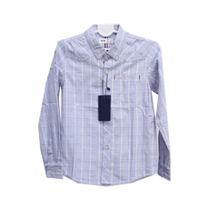 BOYS L/S CASUAL SHIRT LM05 MW-20 4-5 YEAR Default Title - MamasJan KidsWear