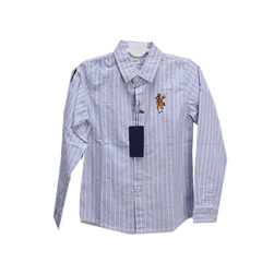 BOYS L/S CASUAL SHIRT D583 MW-20 4-5 YEAR Default Title - MamasJan KidsWear