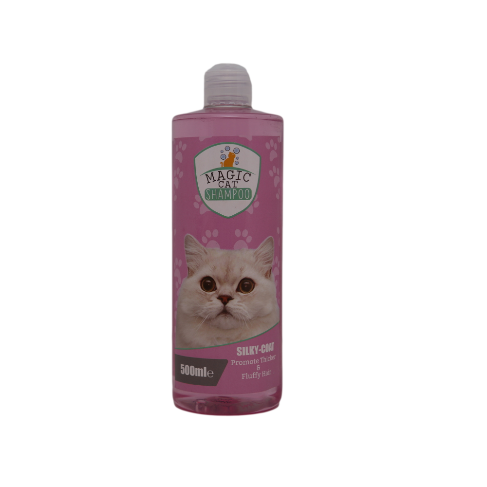 MAGIC CAT SHAMPOO SILKY COAT & FLUFFY HAIR 500 ML Default Title - MamasJan Grocery Nonfood
