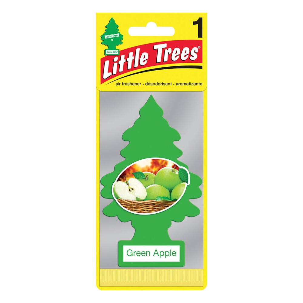 LITTLE TREES AIR FRESHENER GREEN APPLE Default Title - MamasJan Grocery Nonfood