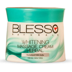 BLESSO NATURALS WHITENING MASSAGE CREAM HERBAL 75ML Default Title - MamasJan skincare