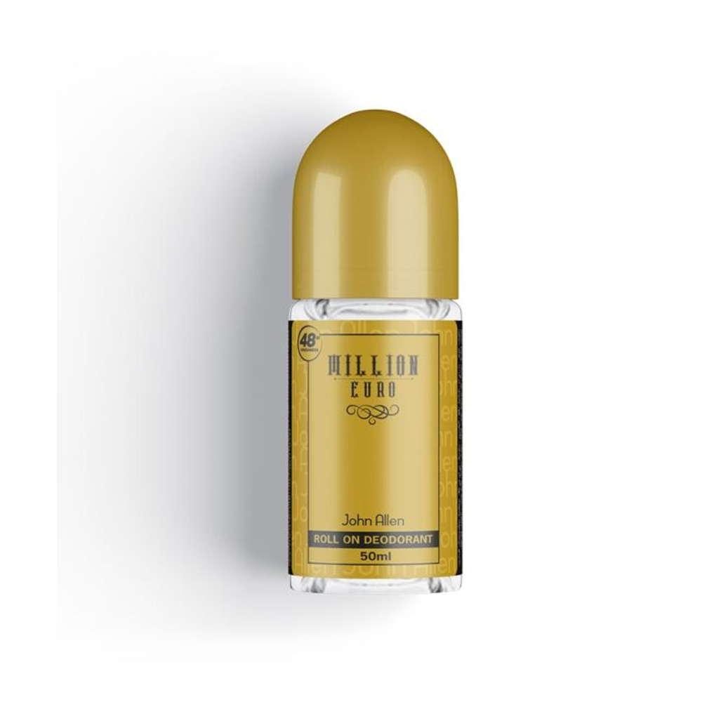 JOHN ALLEN ROLL ON DEODORANT MILLION EURO 50 ML Default Title - MamasJan Grocery Nonfood