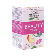 AHMAD TEA BAGS BEAUTY PEACH CAROB & ROSE PETAL 20S 30 GM Default Title - MamasJan Grocery