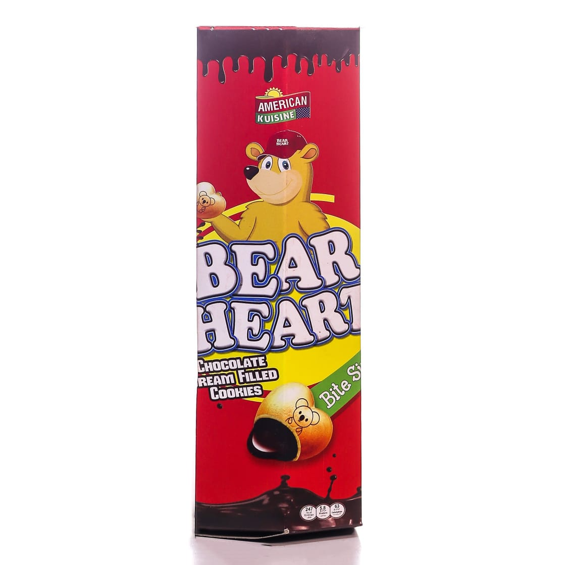 AMERICAN KUISINE BEAR HEART CHOCOLATE FILLED COOKIES 100GM Default Title - MamasJan Grocery