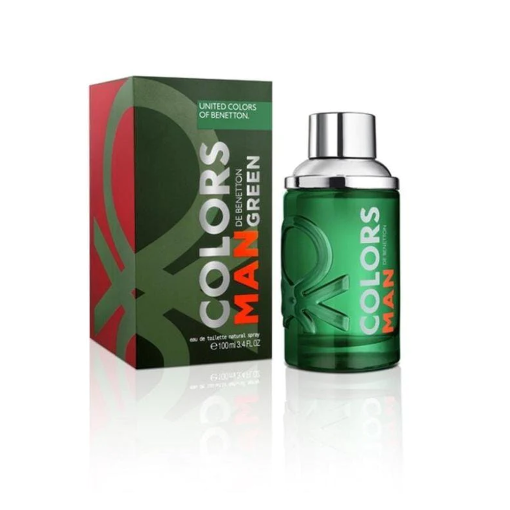 BENETTON COLOR GREEN FOR MEN EDT 100 ML Default Title - MamasJan s
