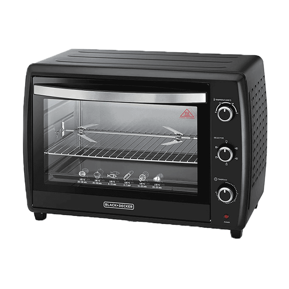 BLACK & DECKER OVEN TOASTER 70LTR TRO70RDG Default Title - MamasJan Electronics