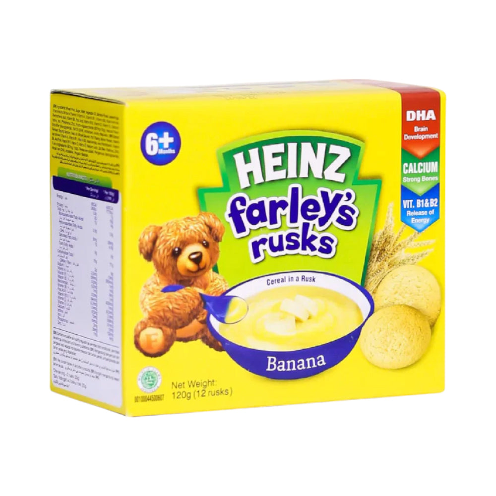 HEINZ FARLEY'S RUSK BANANA 12PC 120 GM Default Title - MamasJan Grocery
