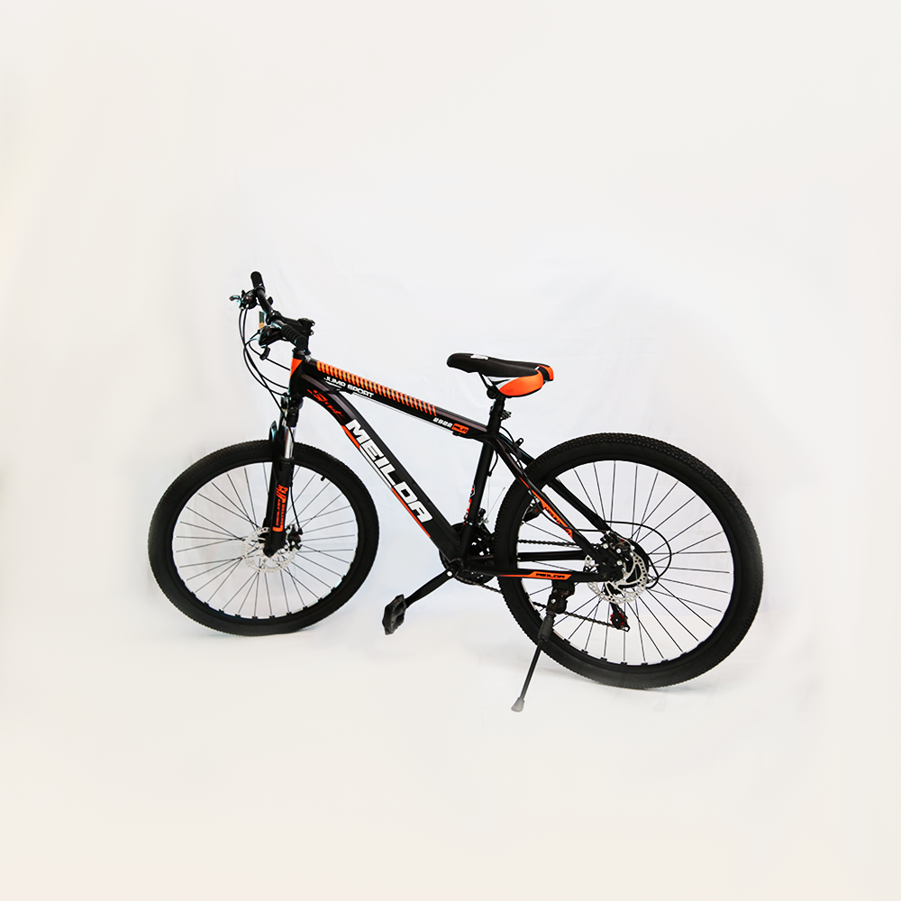 BABY BICYCLE 26INCH IR 26-8015 (15+ YEAR) Black & Oranges Lines - MamasJan Toys