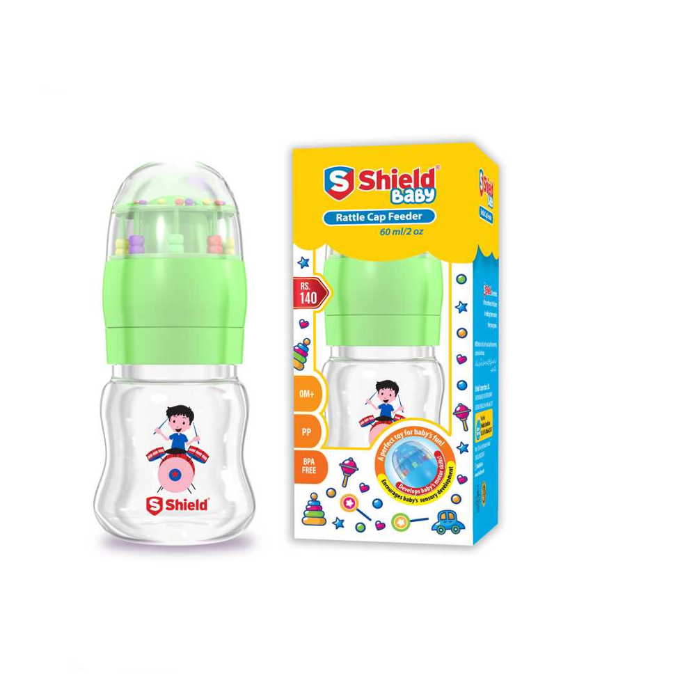 SHIELD BABY FEEDER RATTLE CAP 60 ML Default Title - MamasJan Grocery Nonfood