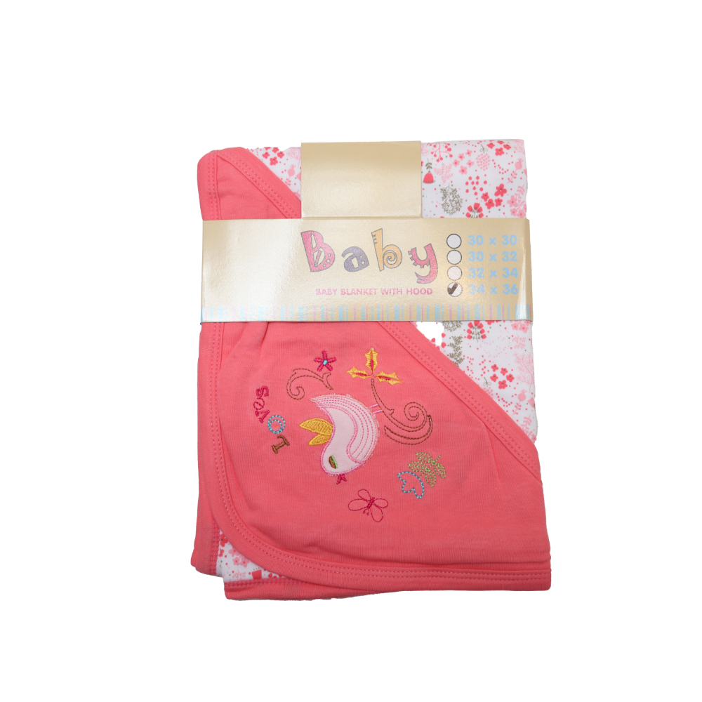BABY WRAPPING SHAWL HOODED SUMMER-21 1047 Default Title - MamasJan KidsWear