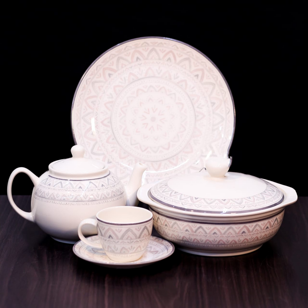DINNER SET 85PC CLAYTON 2002FA Default Title - MamasJan Crockery