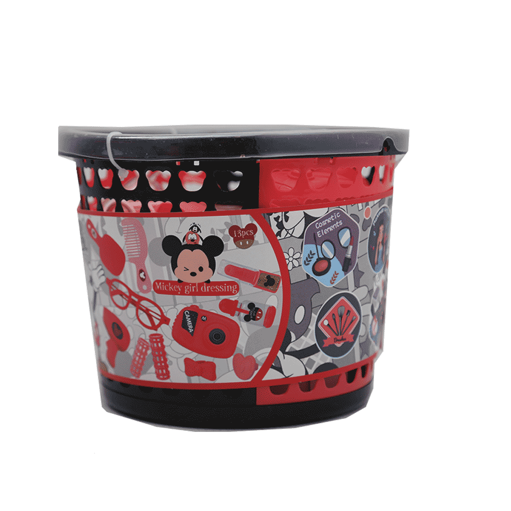 0896 MICKEY BEAUTY SET IN BUCKET IR (3+ YEAR) Default Title - MamasJan Toys