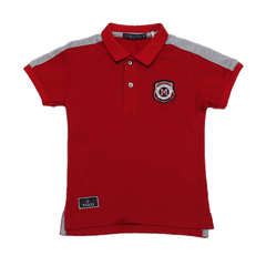 BOYS S/S POLO 81341 SU-21 DBX 2-3 YEAR Default Title - MamasJan KidsWear