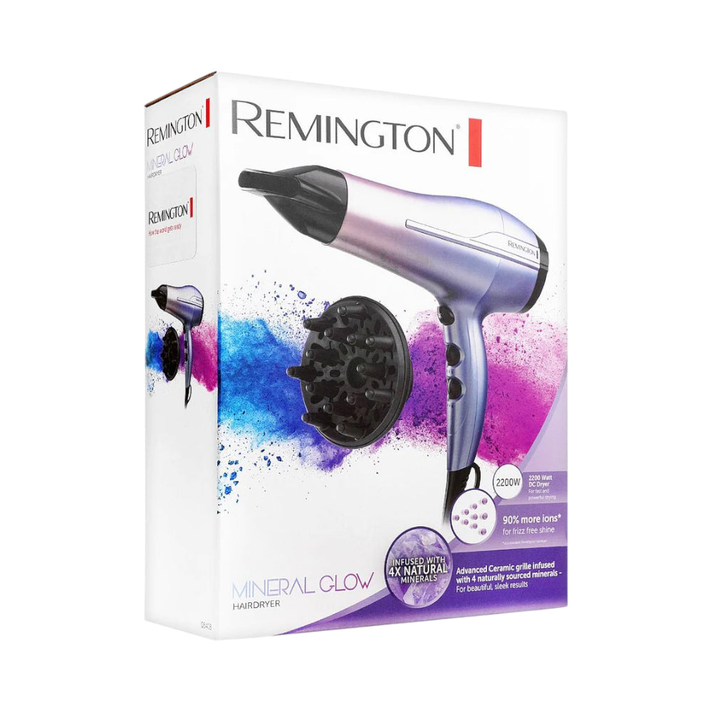 REMINGTON HAIR DRYER MINERAL GLOW D5408 Default Title - MamasJan Electronics