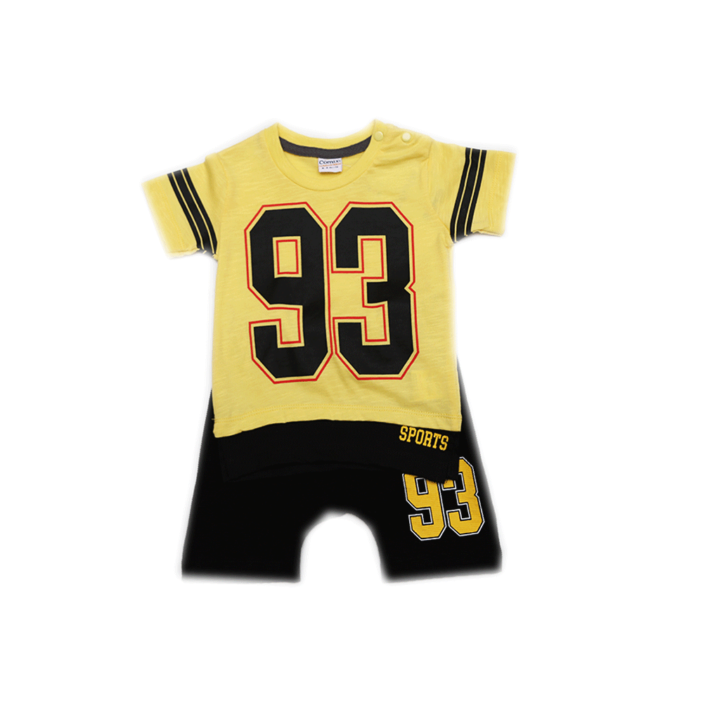 BOYS S/S 2PC KNICKER SUIT 470 160 TUR SU-21 6-9M Default Title - MamasJan KidsWear