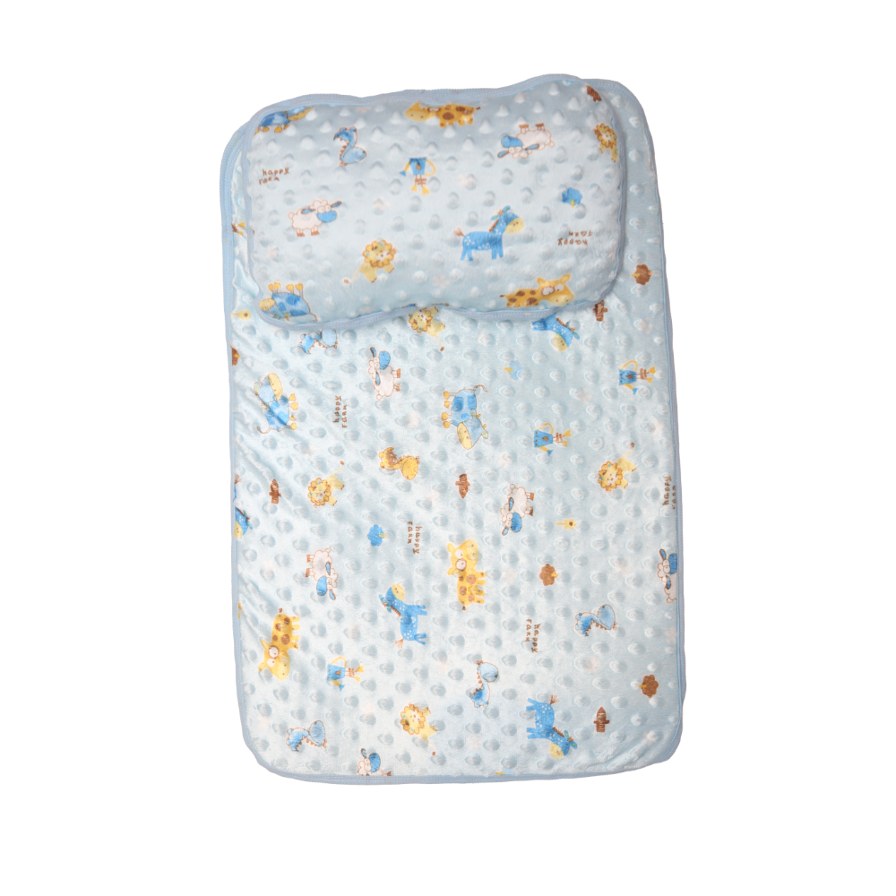 BABY PLASTIC SHEET WITH PILLOW 1137 TUR SU-21 Default Title - MamasJan KidsWear