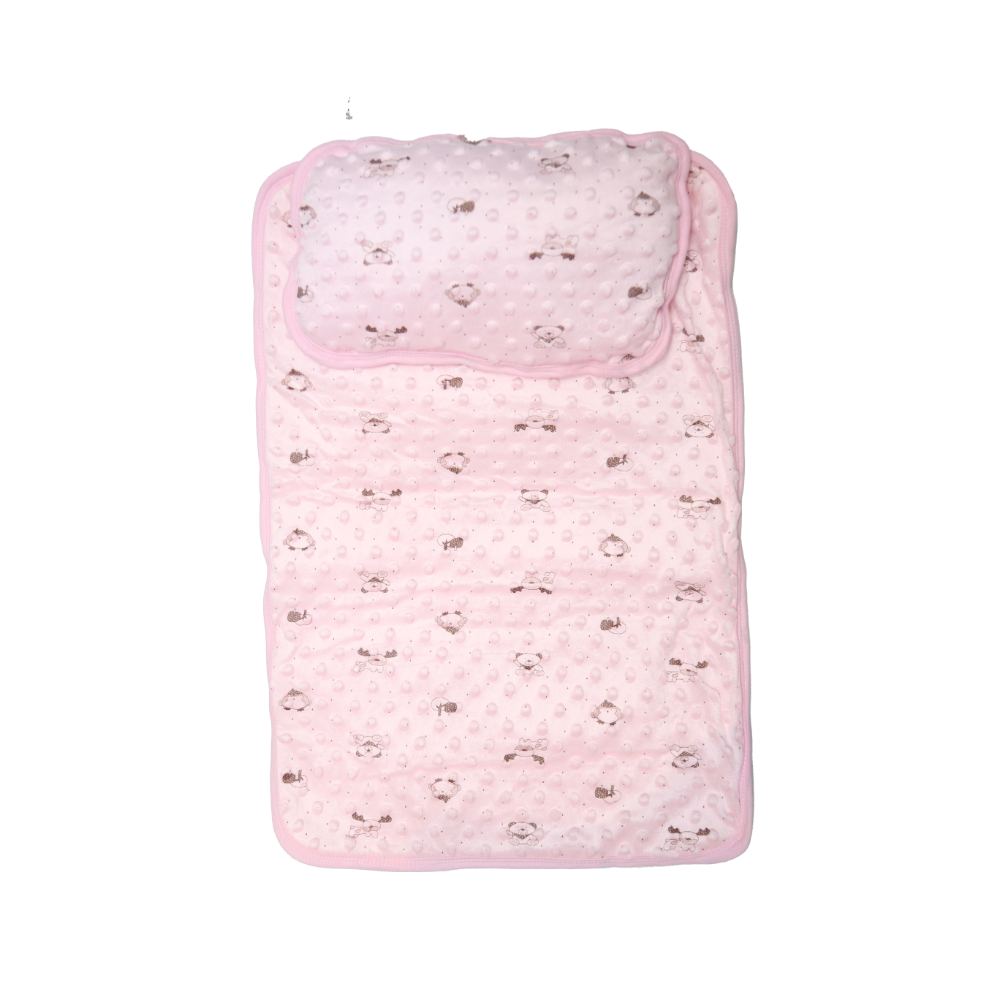 BABY PLASTIC SHEET WITH PILLOW 1137 TUR SU-21 Default Title - MamasJan KidsWear