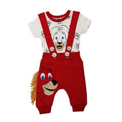 BOYS 2PC DUNGREE SUIT A2214 TUR SU-21 0-3M Default Title - MamasJan KidsWear