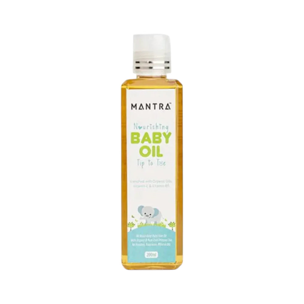 HAIR MANTRA ORGANIC BABY HAIR OIL 130ML Default Title - MamasJan s