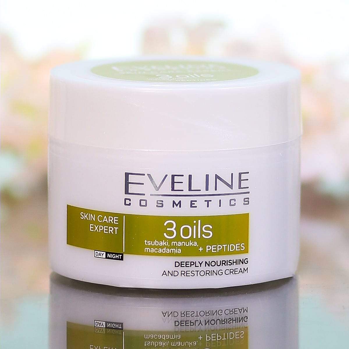 EVELINE SKIN CARE EXPERT 3 OILS DAY & NIGHT CREAM 50ML Default Title - MamasJan skincare