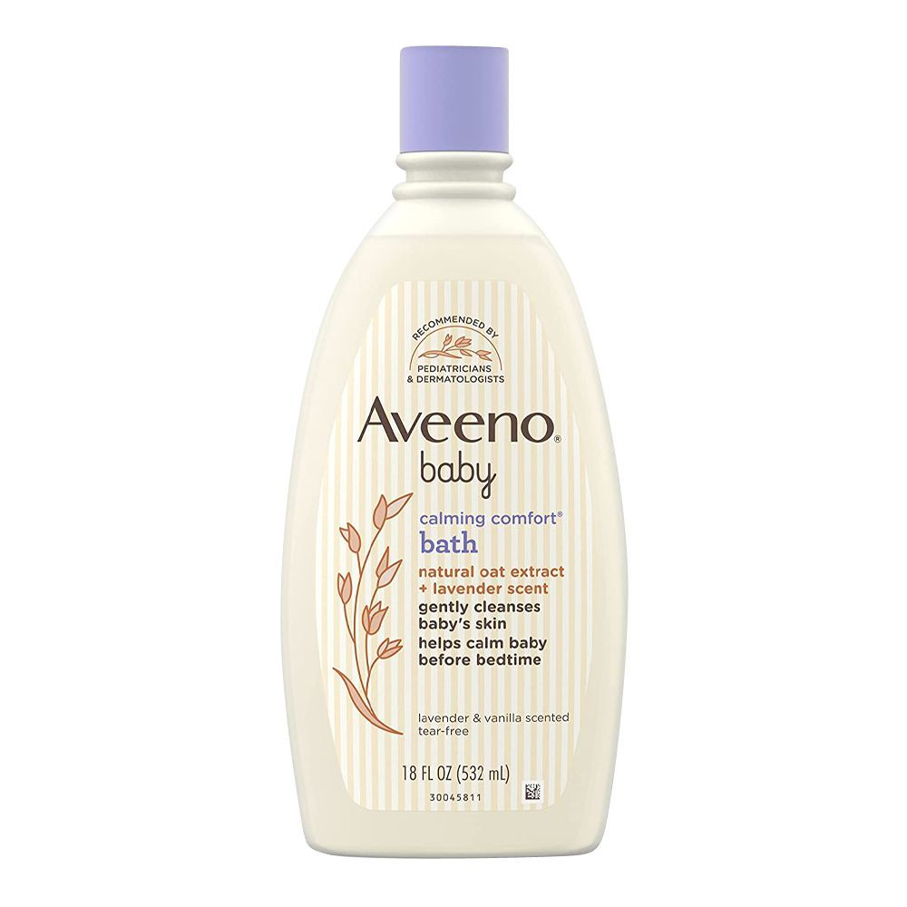 AVEENO BABY BATH NATUAL OAT PLUS LAVENDER SCENT 532 ML Default Title - MamasJan Grocery Nonfood