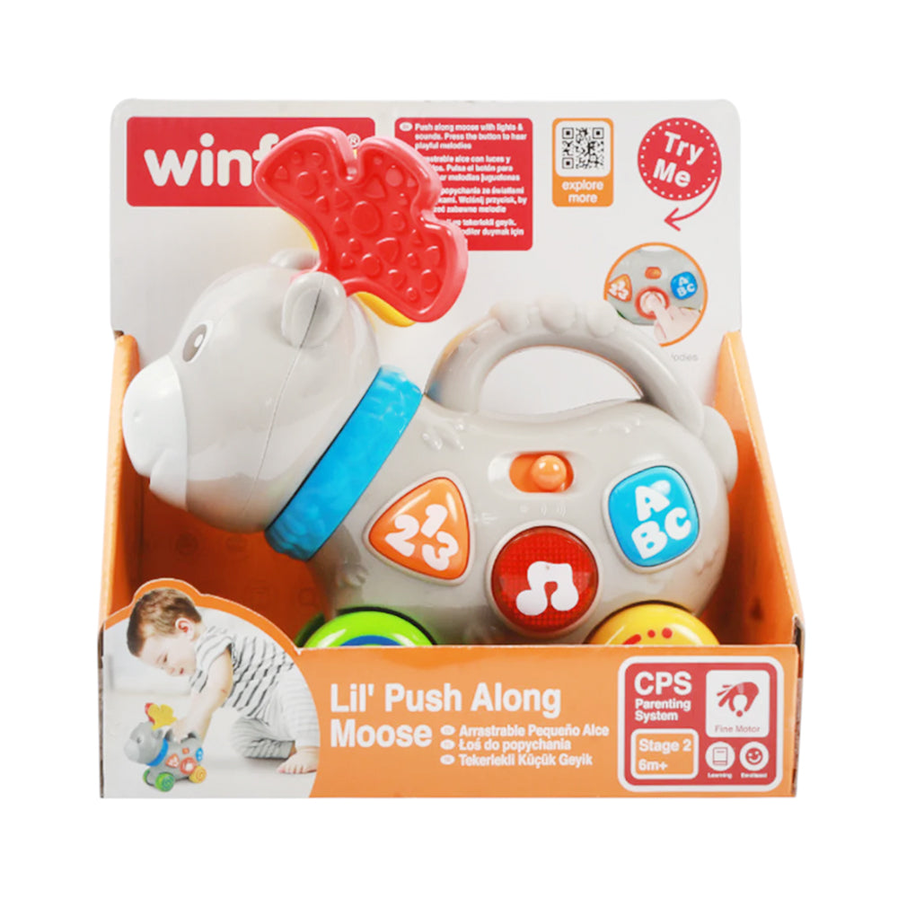0768 WF LIL PUSH ALONG MOOSE Default Title - MamasJan Toys
