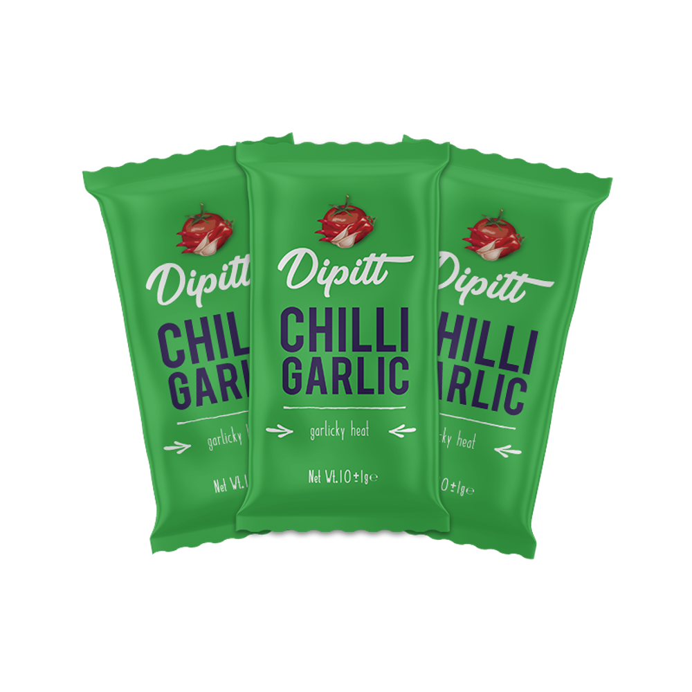 DIPITT CHILLI GARLIC SACHET BOX 100S Default Title - MamasJan Grocery
