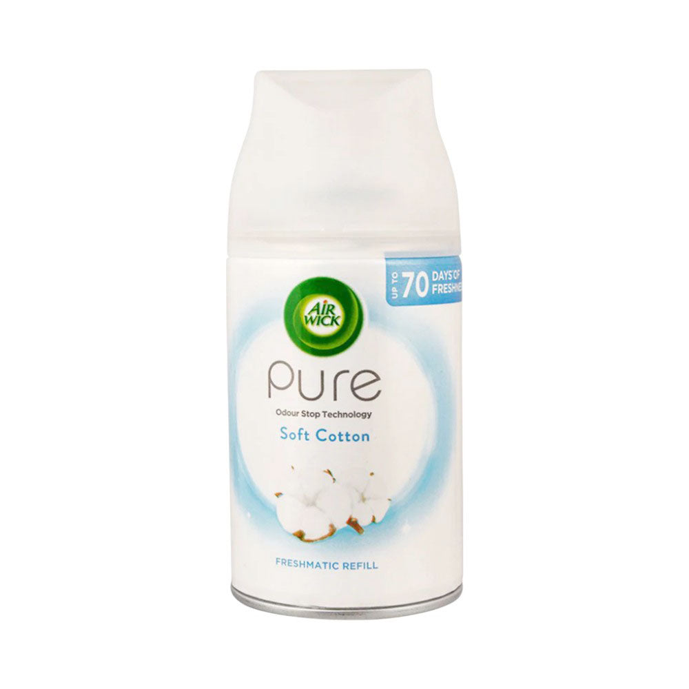 AIR WICK AIR FRESHNER REFIL PURE SOFT COTTON 250 ML Default Title - MamasJan Grocery Nonfood